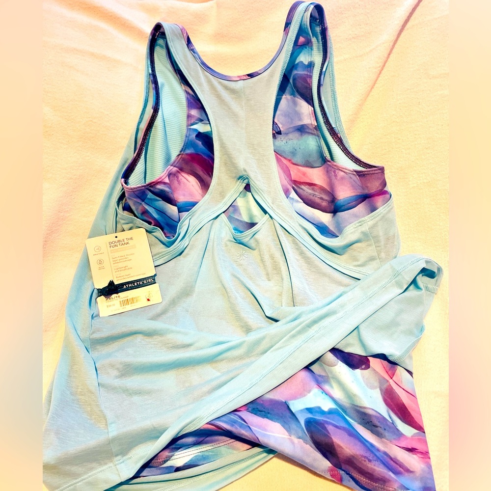 Athleta Girl NWT size 16 Double the Fun Tank